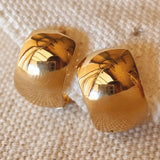 Small Chunky Clicker Hoops - Gold