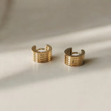 Mila Huggie Hoops - Gold