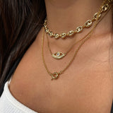 Puffy Mariner Choker - Gold