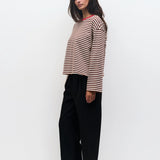 Callahan Top - Brown / White