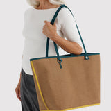 Large Nylon Reversible Tote - Deep Sea Mix