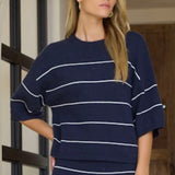 Warner Tee - Cadet Combo