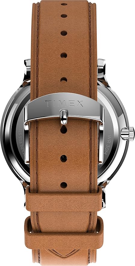 Gallery 40mm Watch - Brown/ Blue/ Silver