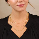 Fancy Chain Necklace - Gold