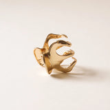 Metal Hair Claw Clip - Gold