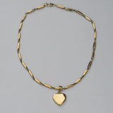 Farrah Heart Necklace - Gold