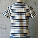 Dawn Tee - Navy Pacific Stripe