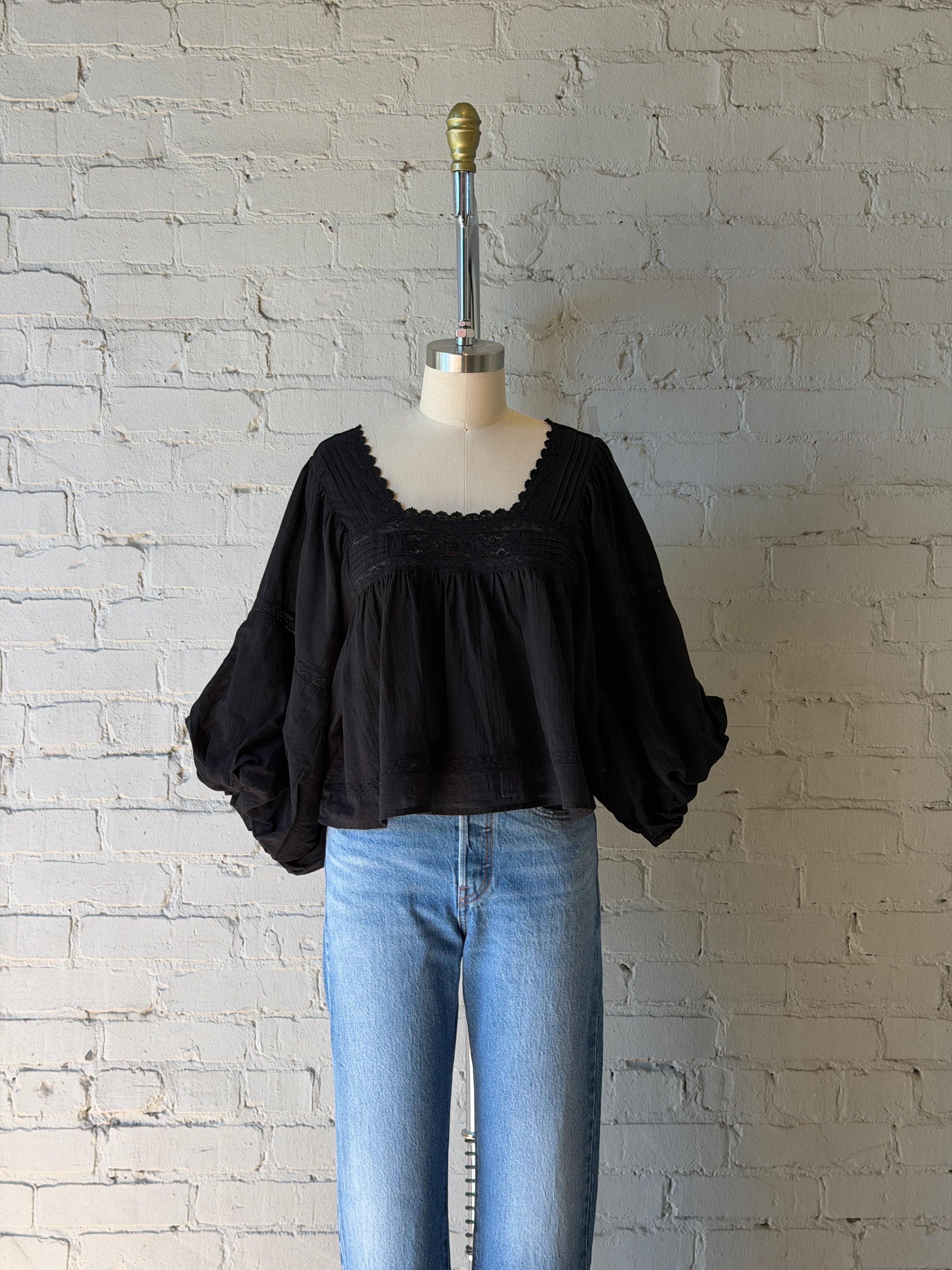 Fluvia Blouse - Noir