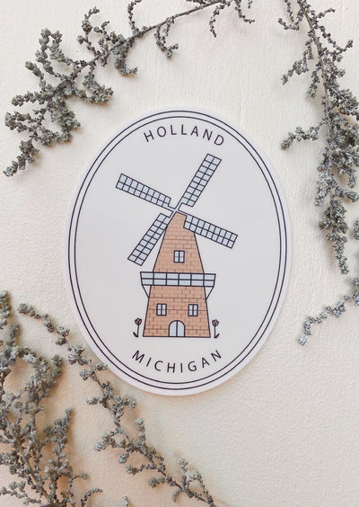 Holland Windmill Sticker