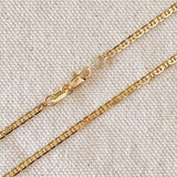 Flat Mariner Chain - Gold