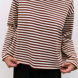 Callahan Top - Brown / White