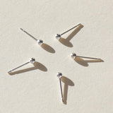 Classic Stud Earrings - Silver