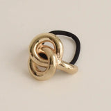 Eternal Loop Ponytail Hair Tie - Gold