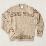 Longreach Jaquard Knit Sweater - Natural