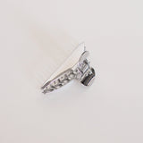 Luna Arc Metal Hair Claw - Silver