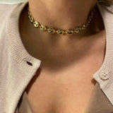 Puffy Mariner Choker - Gold