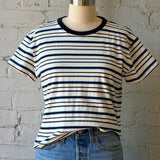 Dawn Tee - Navy Pacific Stripe