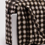 Cloud Carry On - Blurred Gingham Brown
