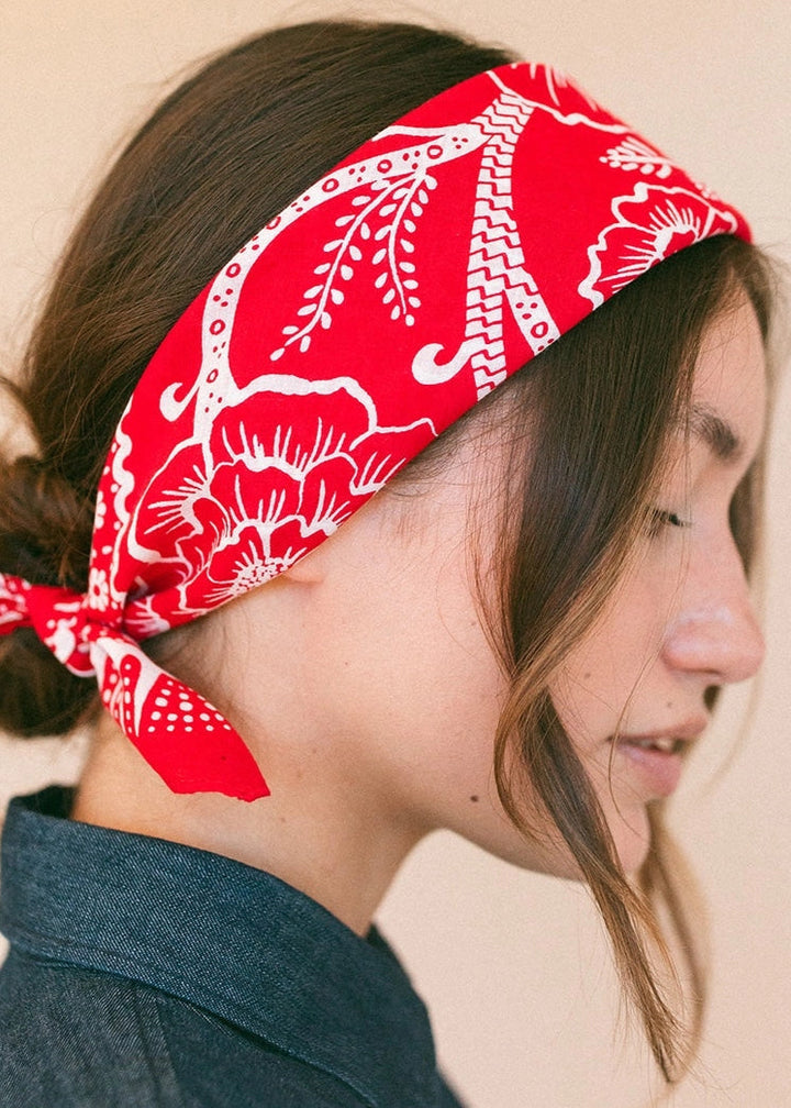 Ramble Bandana - Hot Red