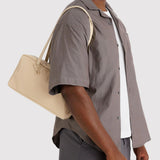 Nylon Bowler Bag - Custard