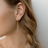 Opal Gemstone Stud - Gold