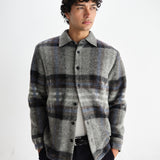 Nolan Overshirt - Grey / Blue