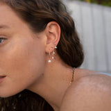 Paloma Post Earrings - Gold