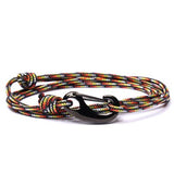 Tactical Cord Bracelet - Red / Black