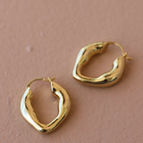 Organic Hoops - Gold