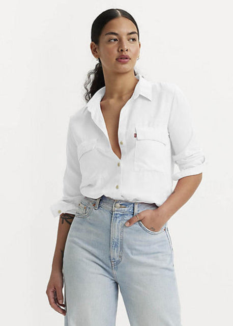 Doreen Utility Shirt - Bright White