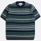 Newport Knitted Shirt - Blue / Green