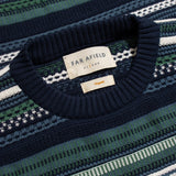 Newport Knitted Shirt - Blue / Green