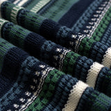 Newport Knitted Shirt - Blue / Green