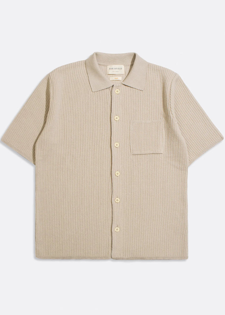 Heitor Knitted Shirt - Peyote Sand