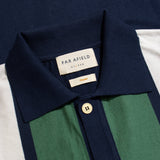 Velzy Cardigan - Navy iris / Green