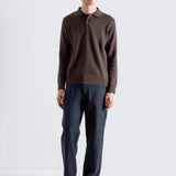 Benny Knit Polo - Brown