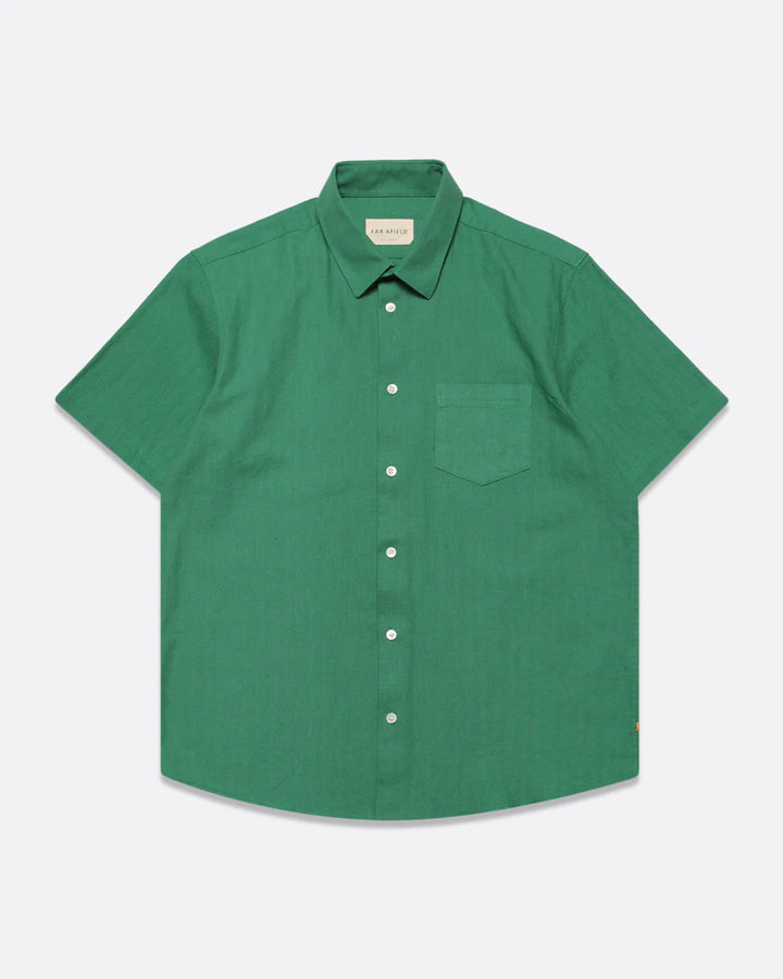 Classic S/S Shirt - Herringbone Twill