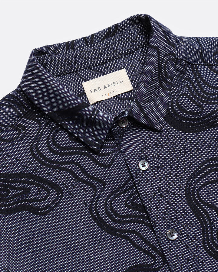 Day Shirt - Navy Iris