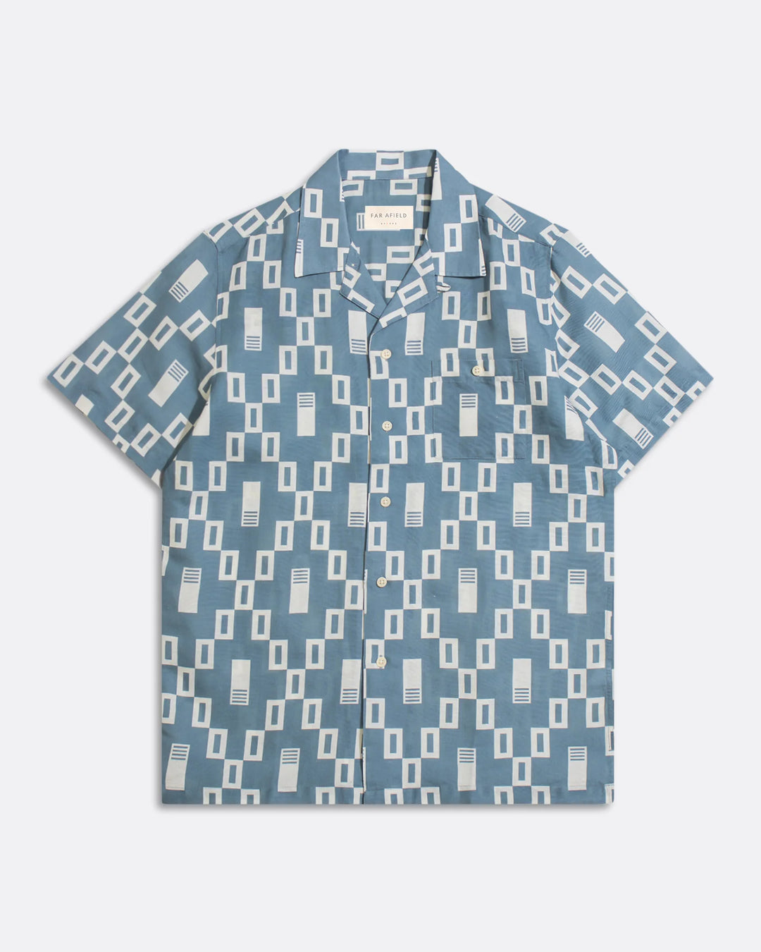 Selleck S/S Shirt - Ceatano Blue