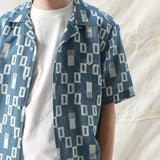 Selleck S/S Shirt - Ceatano Blue