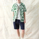 Selleck S/S Shirt - Tropical Green