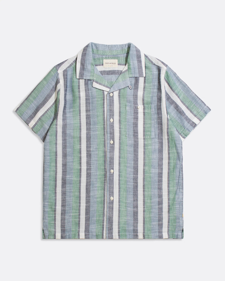 Selleck S/S Shirt - Blue / Green