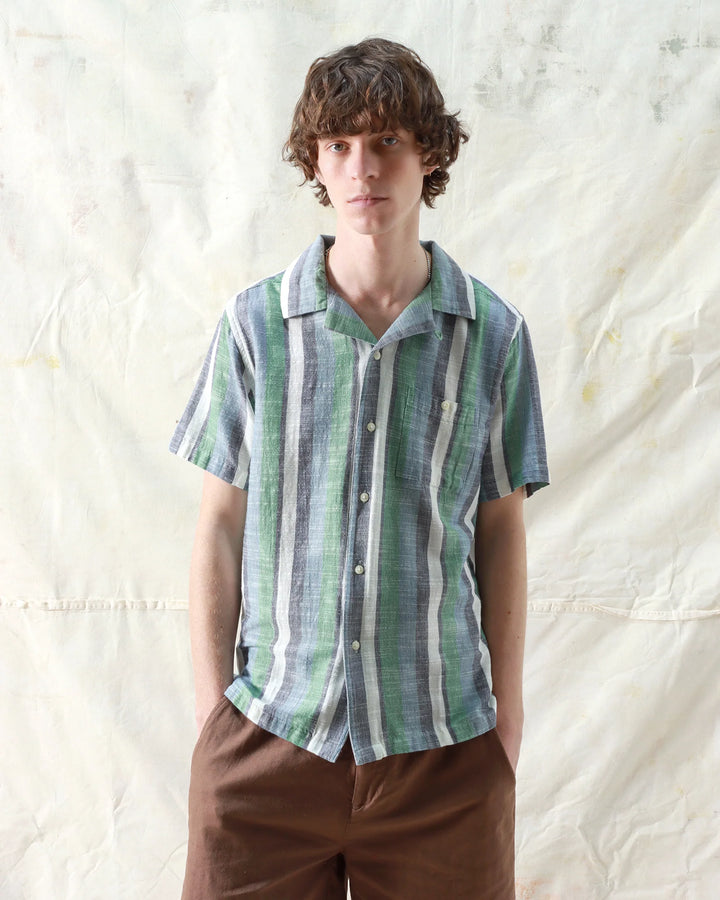 Selleck S/S Shirt - Blue / Green