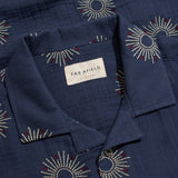 Stachio S/S Shirt - Embroidery / Navy Iris