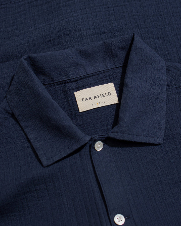 Busey S/S Shirt - Navy Iris