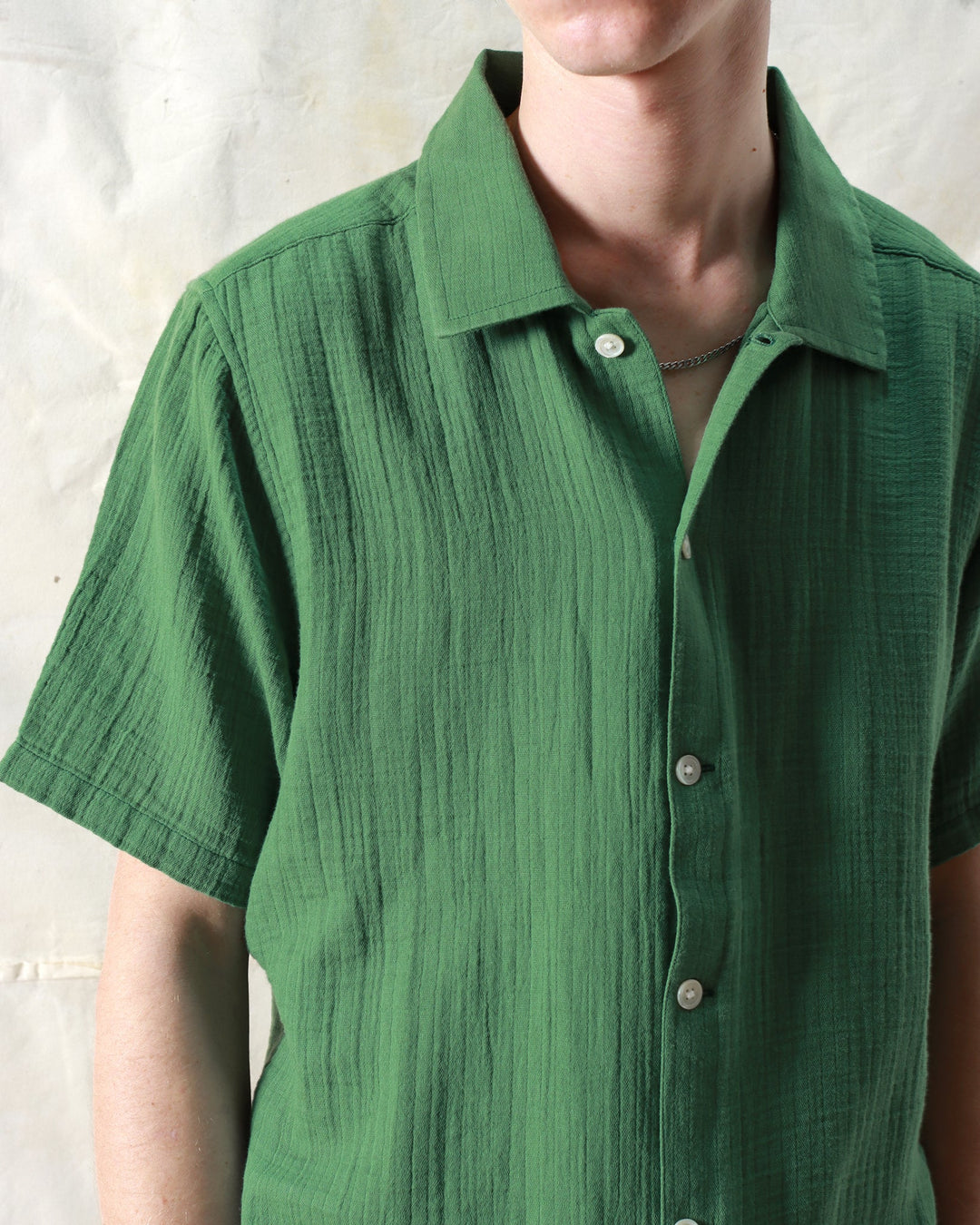 Busey S/S Shirt - Tropical Green