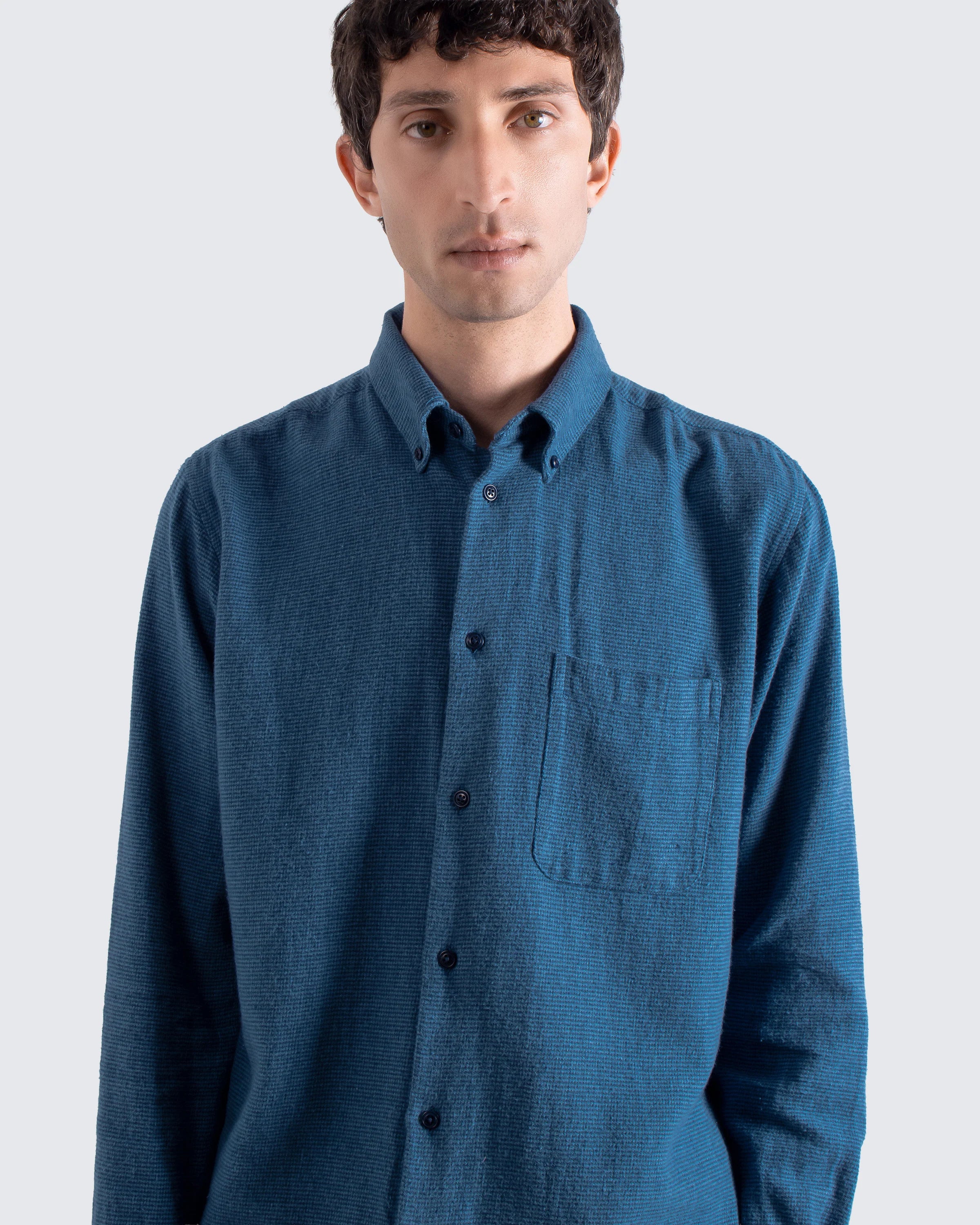 Mod Button Down - Navy