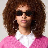 Ana Sunglasses - Amber / Shell
