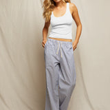 Andi Stripe Pants - Chambray / Putty