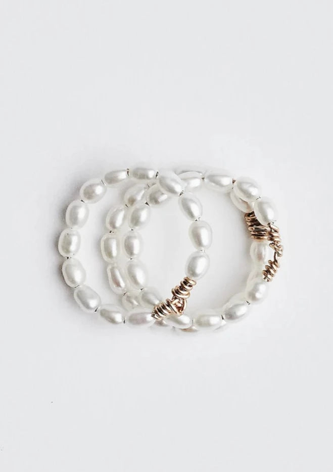 Corfu Ring - Pearls